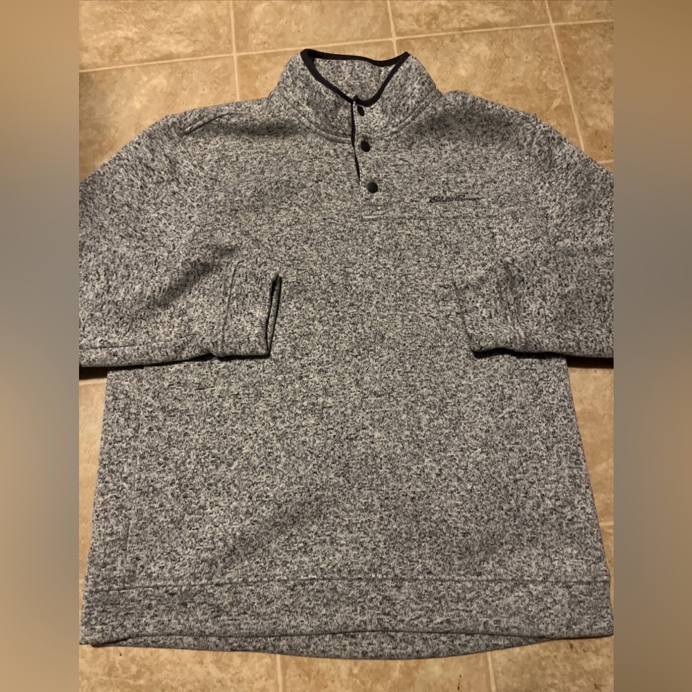 Eddie Bauer 1/4 snap fleece pullover